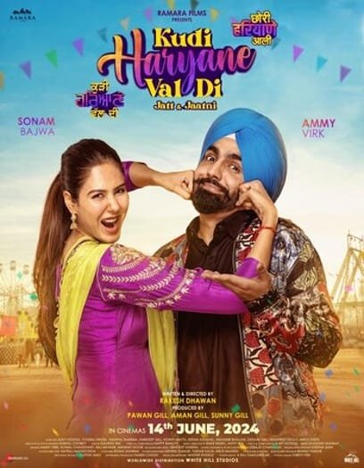 Kudi Haryane Val Di (2024) Punjabi Full Movie HDRip | 1080p | 720p | 480p | ESubs | Moviesflix